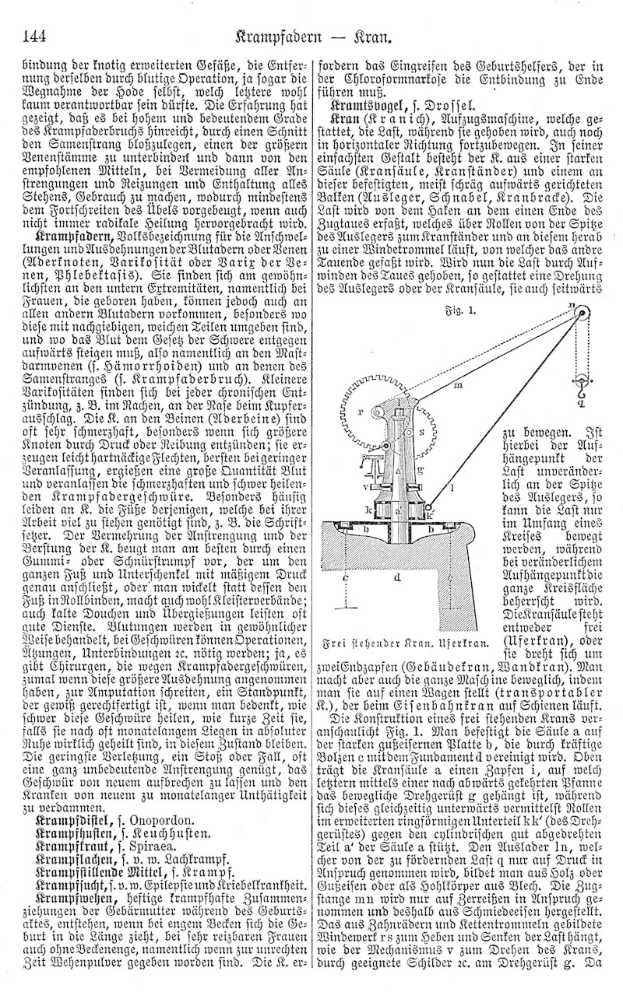 Eine Seite aus einem Buch, die eine Zeichnung einer Maschine zeigt, zusammen mit dem Text "Deutsches Patent 114,000,000" auf der rechten Seite.